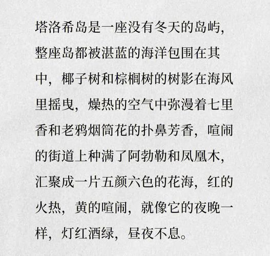 塔洛希塔島小說(shuō)在線閱讀(塔洛希島小說(shuō)到底講了什么故事)