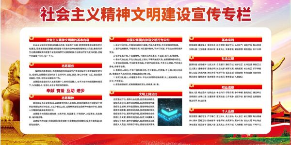 精神文明建設標語(如何共建和諧社會)