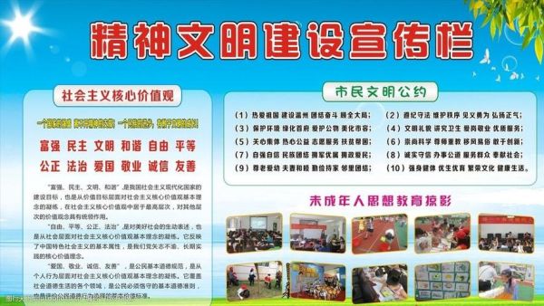 精神文明建設標語(如何共建和諧社會)