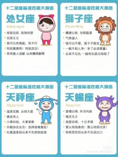 星座查詢性格(你的性格特點是什么)