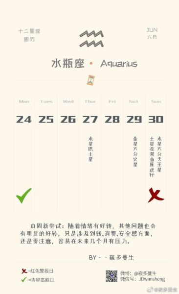 水瓶座今日運勢查詢星座屋(你會不會得到意想不到的幫助)
