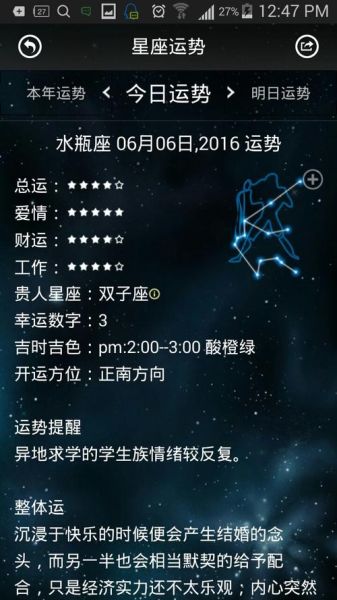 水瓶座今日運勢查詢星座屋(你會不會得到意想不到的幫助)
