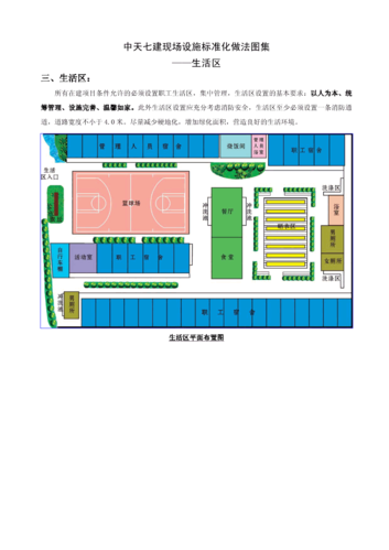 工地生活區平面布置圖(誰說必須按標準來)
