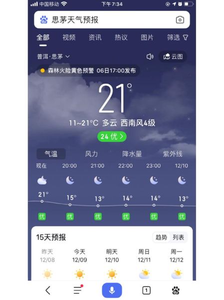 普洱今天天氣預(yù)報(穿什么衣服出門合適)