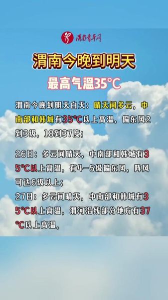 渭南最近一周天氣預(yù)報(bào)(  最高氣溫多少度)
