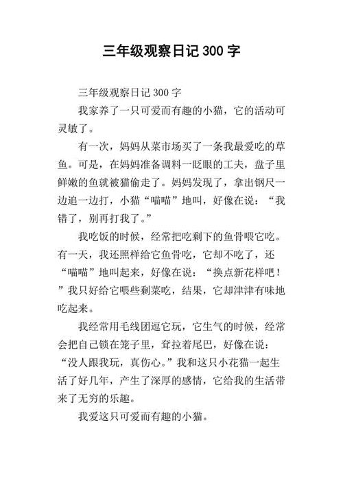 生活的真實日記300字(你會發現什么)
